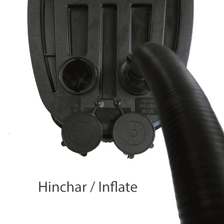 Hinchador de fuelle de pie HOSA FP-45 - Azul