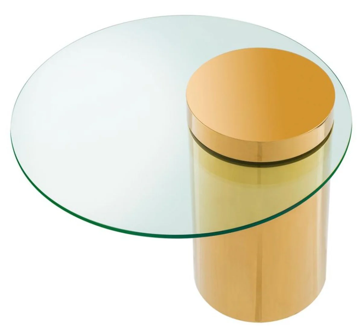 Casa Padrino mesilla diseñador de oro 65 x H. 51 cm - muebles de lujo