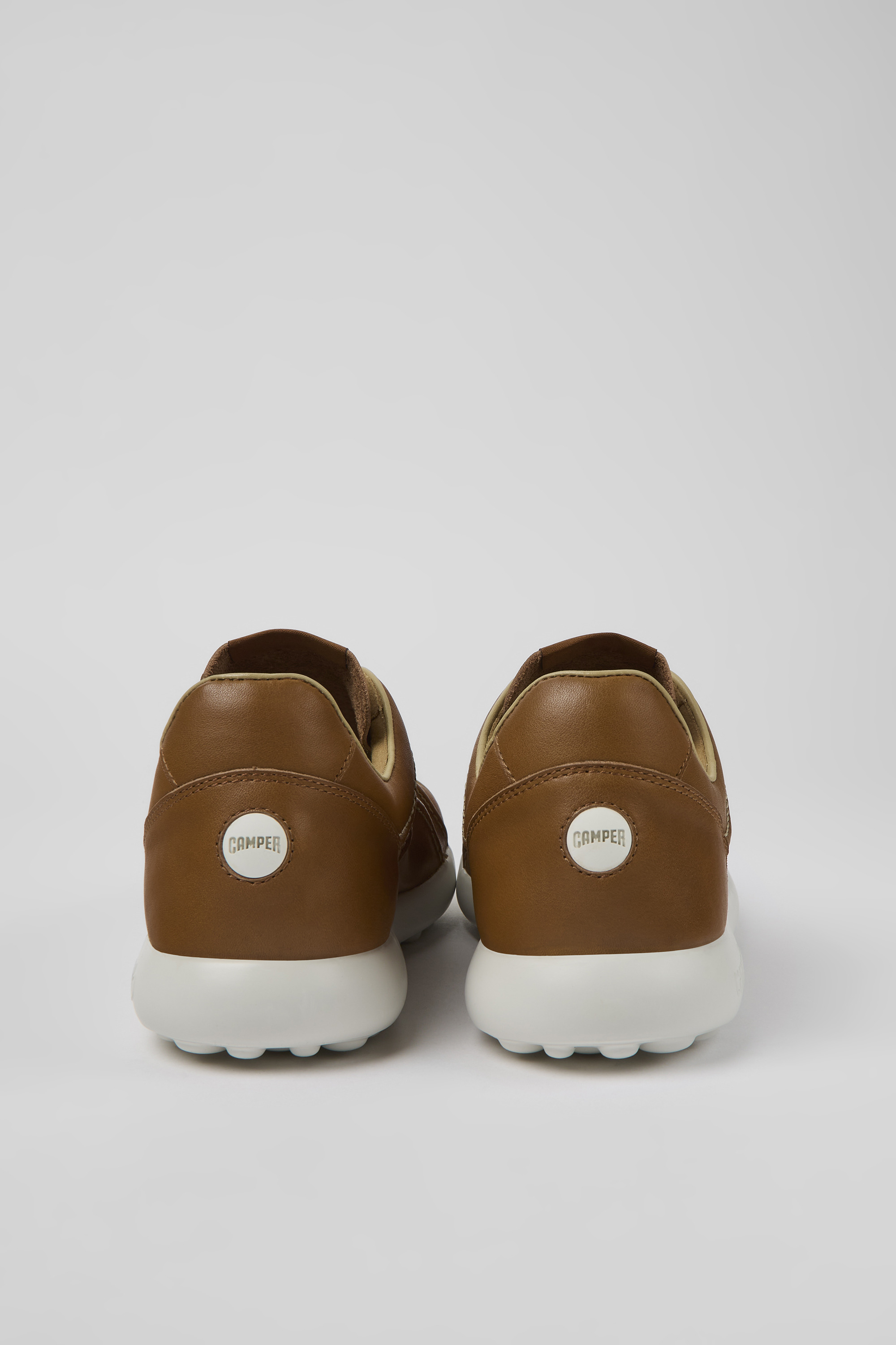 Pelotas XLite - Brown leather sneakers for men