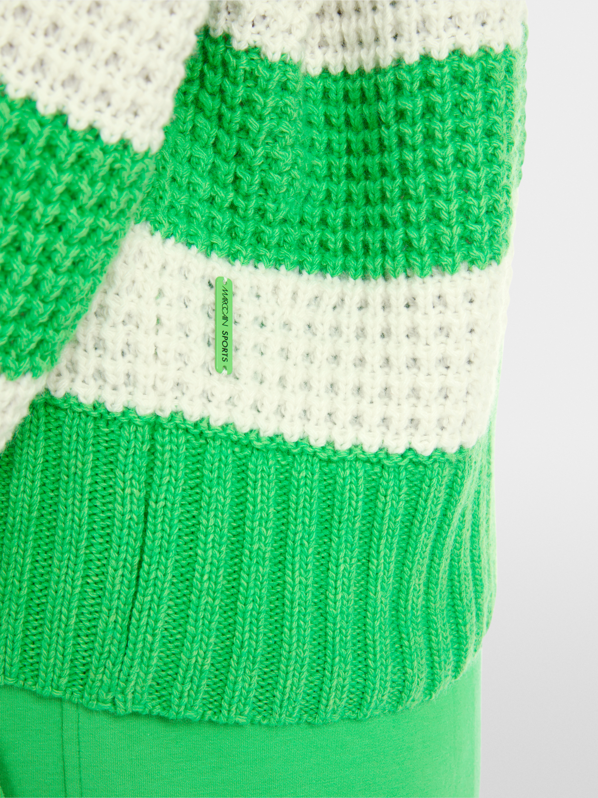 Marc-Cain Striped cardigan – Knitted in Germany