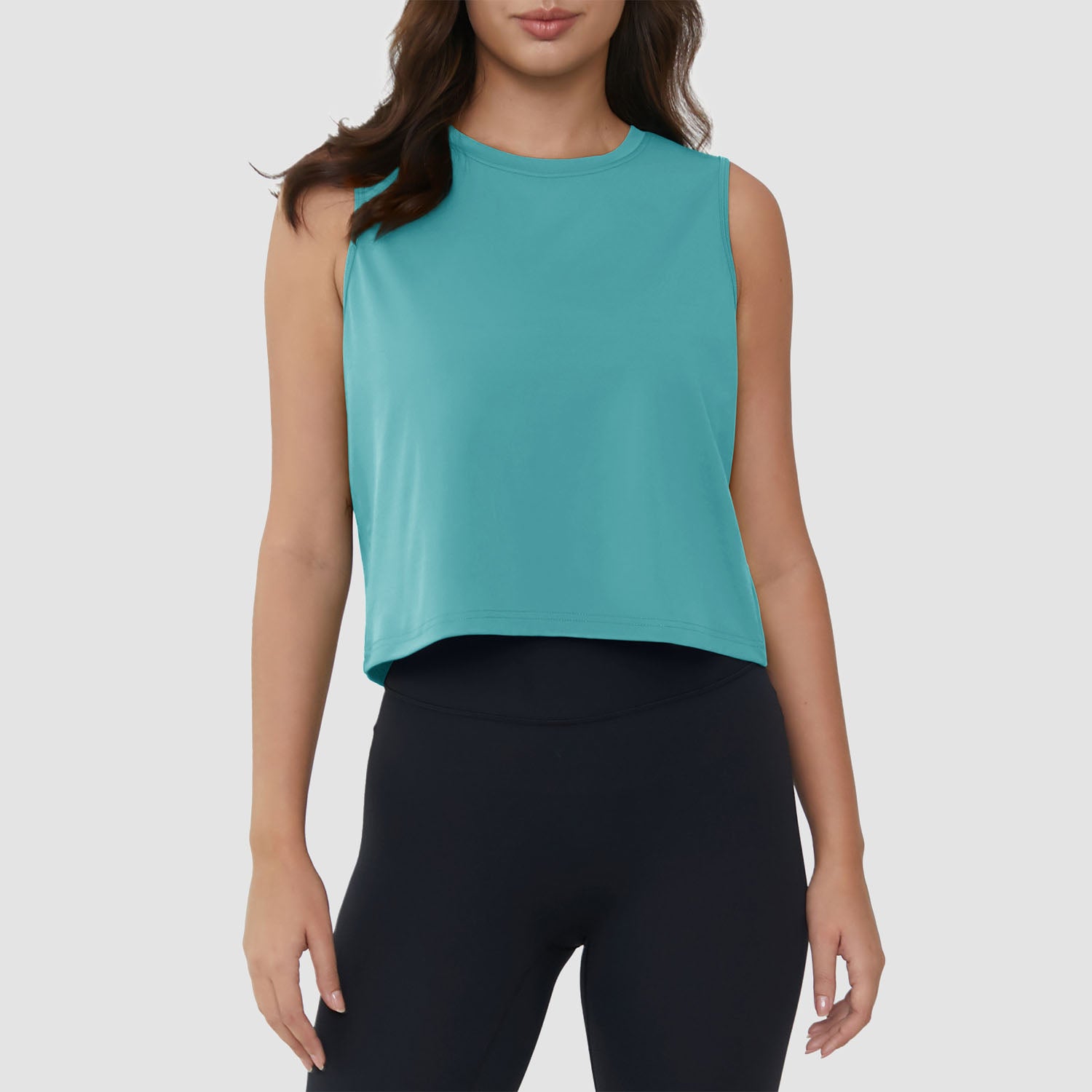 Crop Tops for Women Athletic Running Workout UPF 50+ Cropped Tank Tops