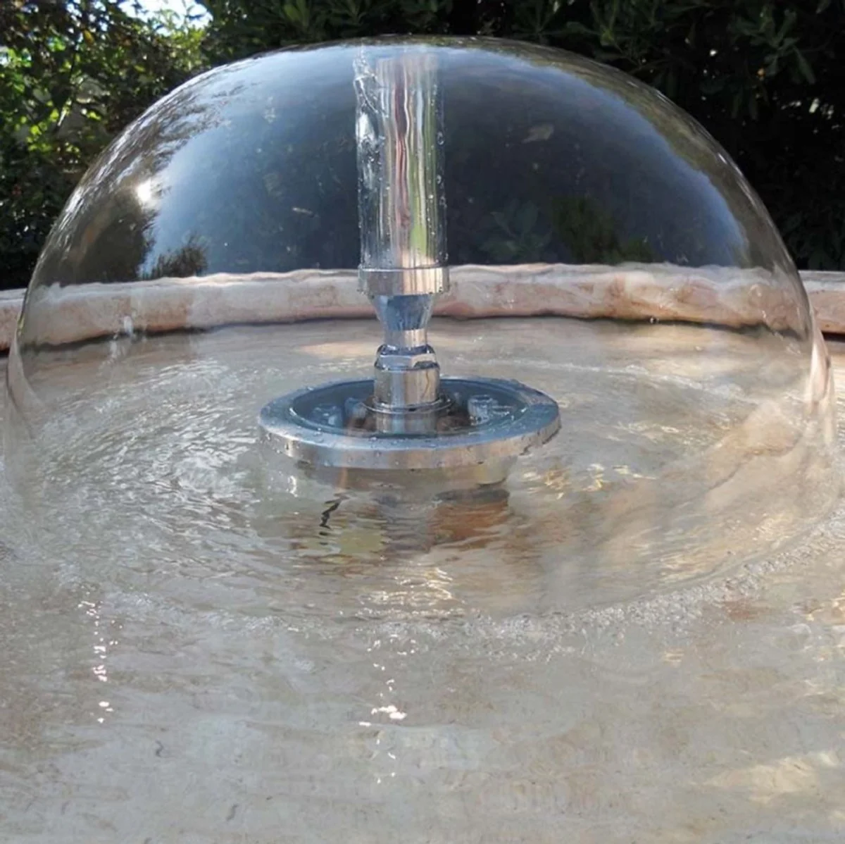 Casa Padrino fuente barroco beige ? 130 x A. 80 cm - Fuente de jard¨ªn redonda - Hecho en Italia