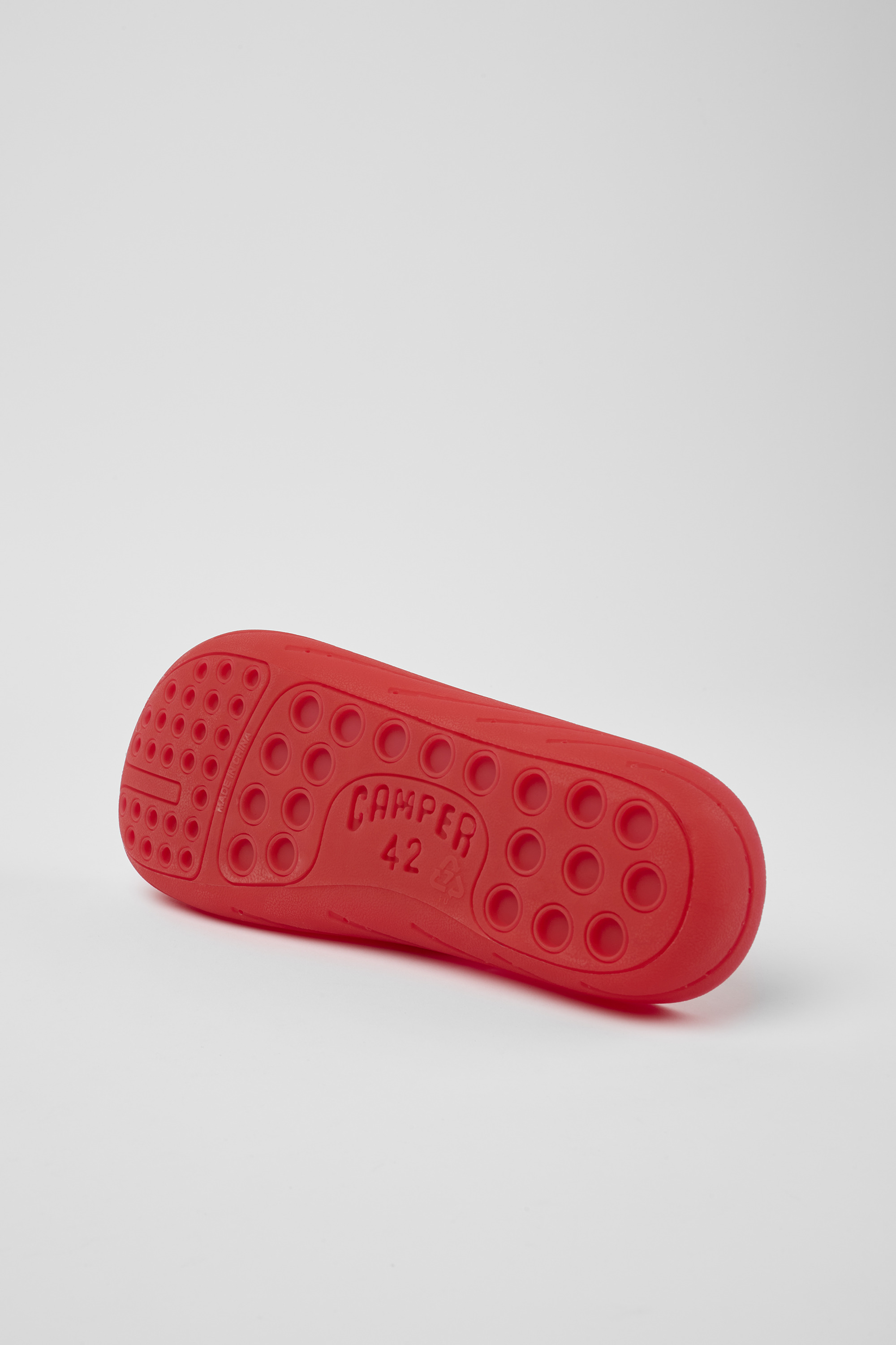 Wabi - Red monomaterial sandals for men