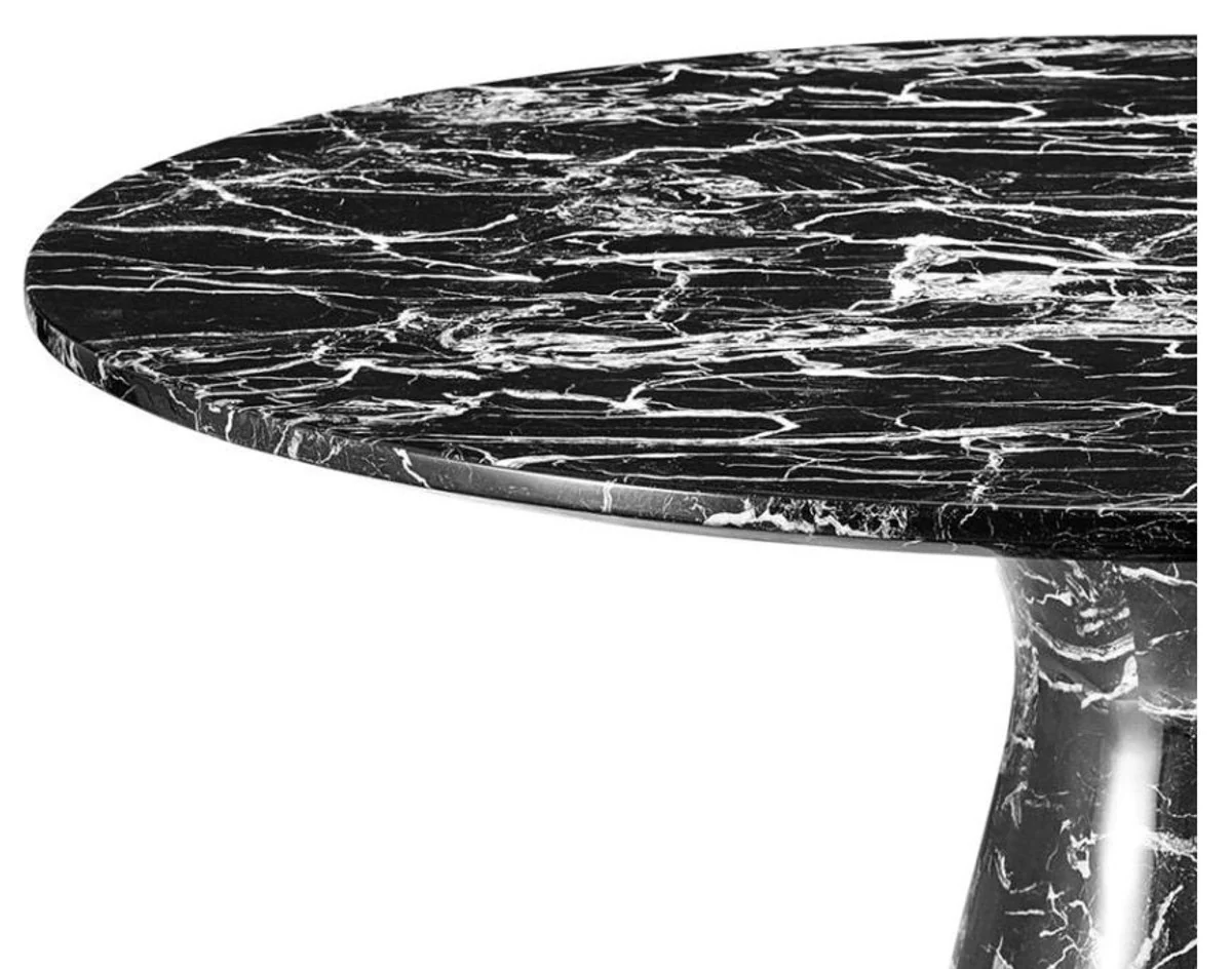 Casa Padrino comedor de dise?o mesa de negro 119,5 x H 75 cm - Edici¨®n de lujo