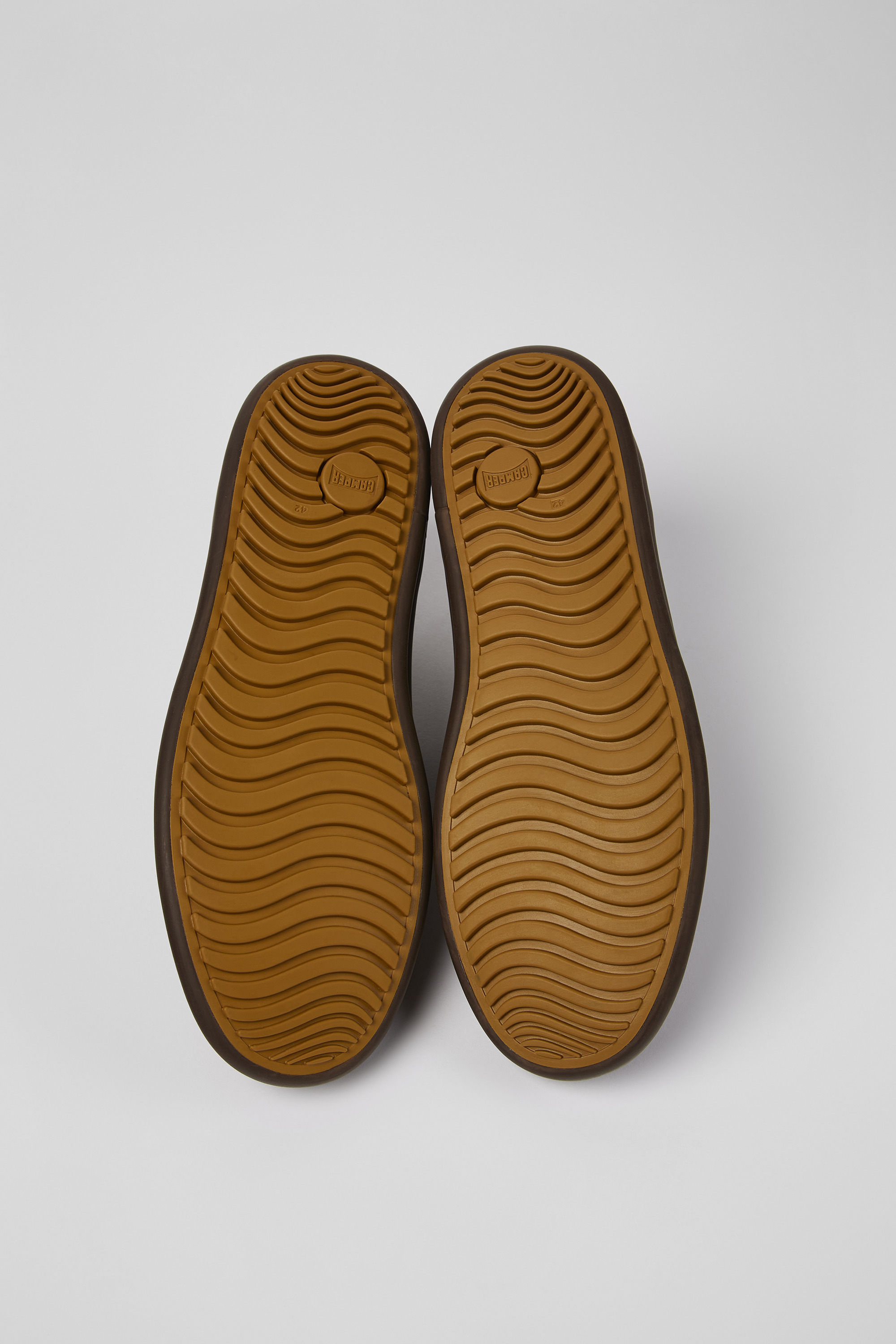 Chasis - Brown leather shoes for men