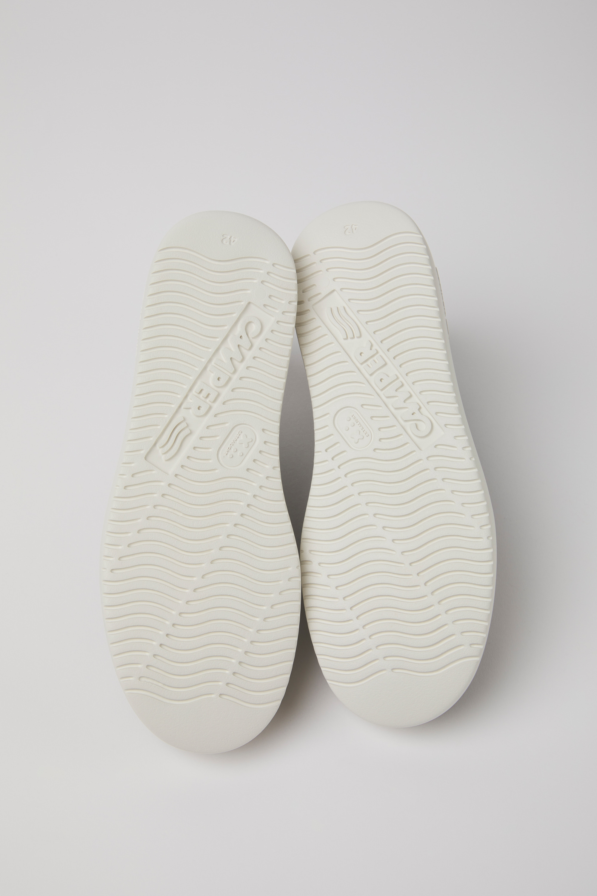 Runner K21 - Green leather sneakers for men