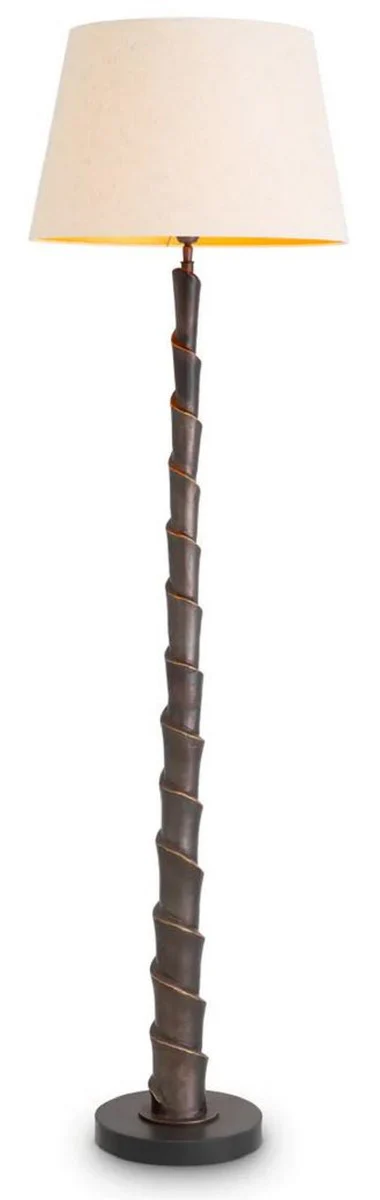 Casa Padrino l¨¢mpara de pie de lujo bronce / negro / crema A. ??169 cm