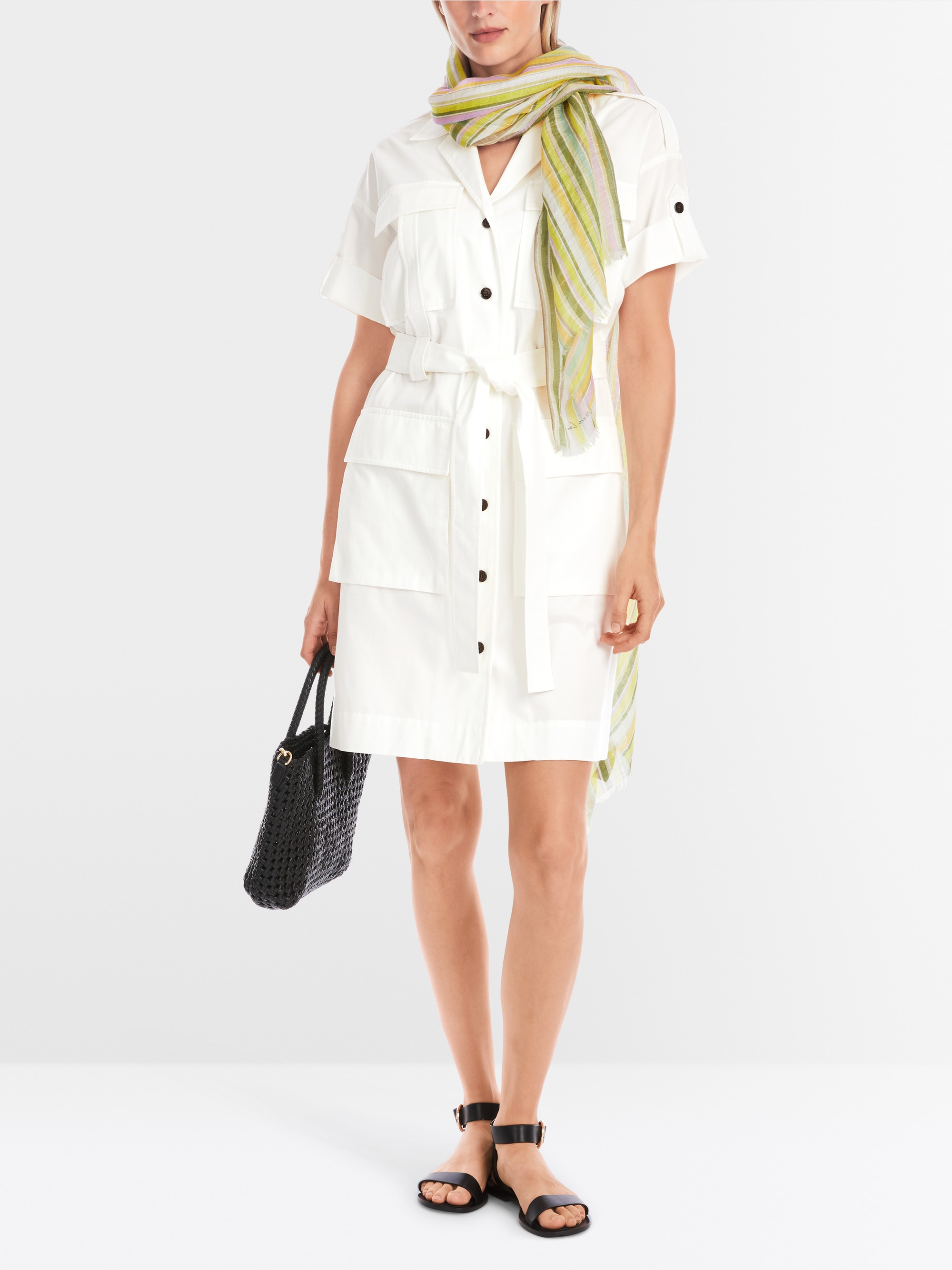 Marc-Cain Utility-style plain shirt dress