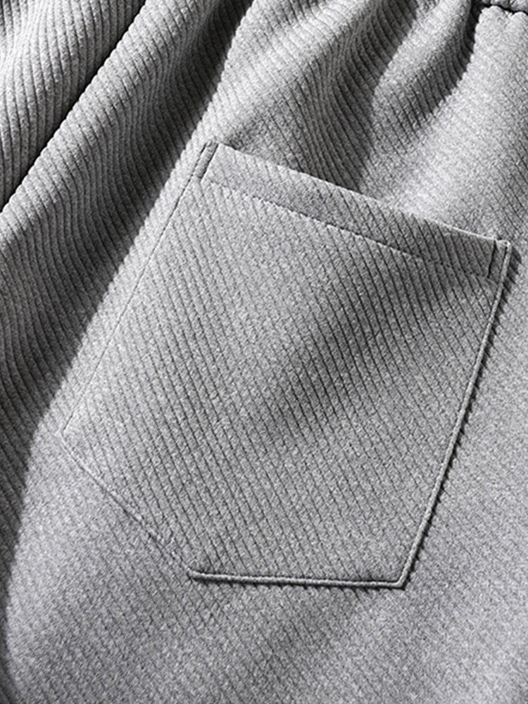 Heavy Weight Oversize T-Shirt & Loose Fit Drawstring Twill jacquard Shorts