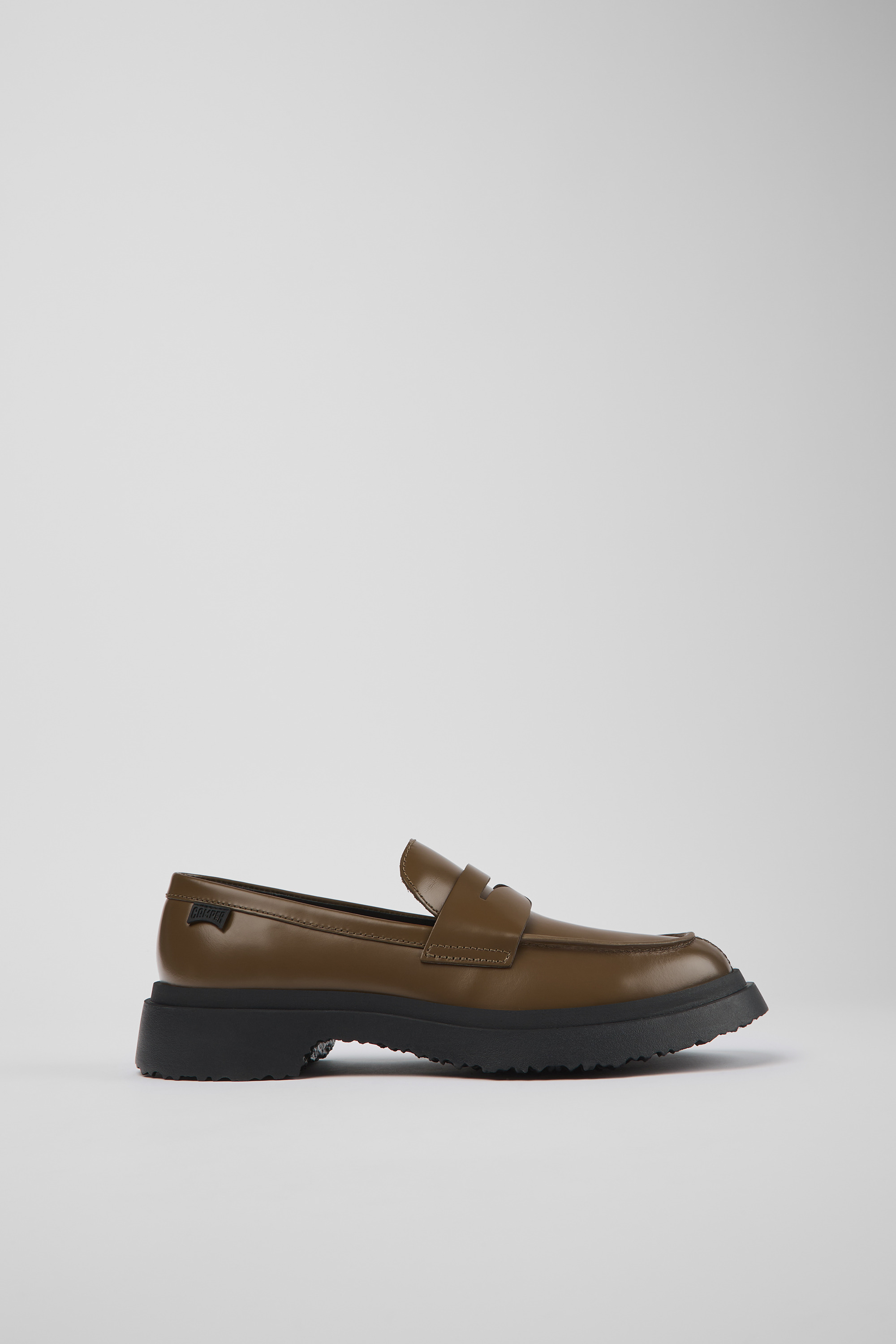Walden - Brown leather loafers for women