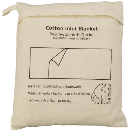 Sábana para saco de dormir OZtrail LINNER COTTON STD 270 G - gris