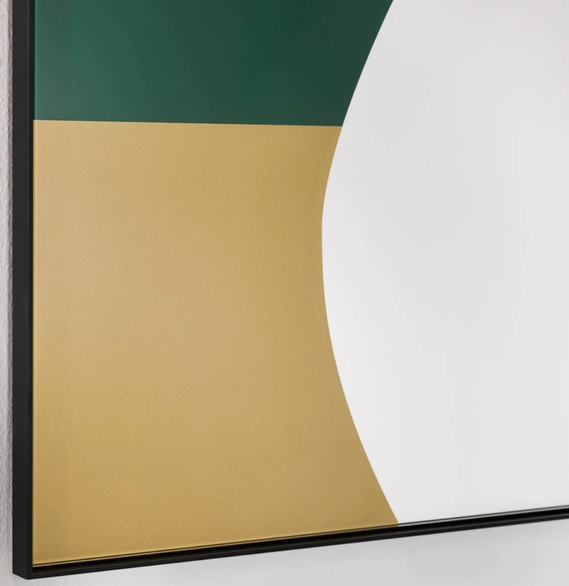 Casa Padrino espejo de pared de dise?o verde / oro 81 x H. 107 cm - Espejo de Sal¨®n - Espejo Guardarrop¨ªa - Calidad de Lujo