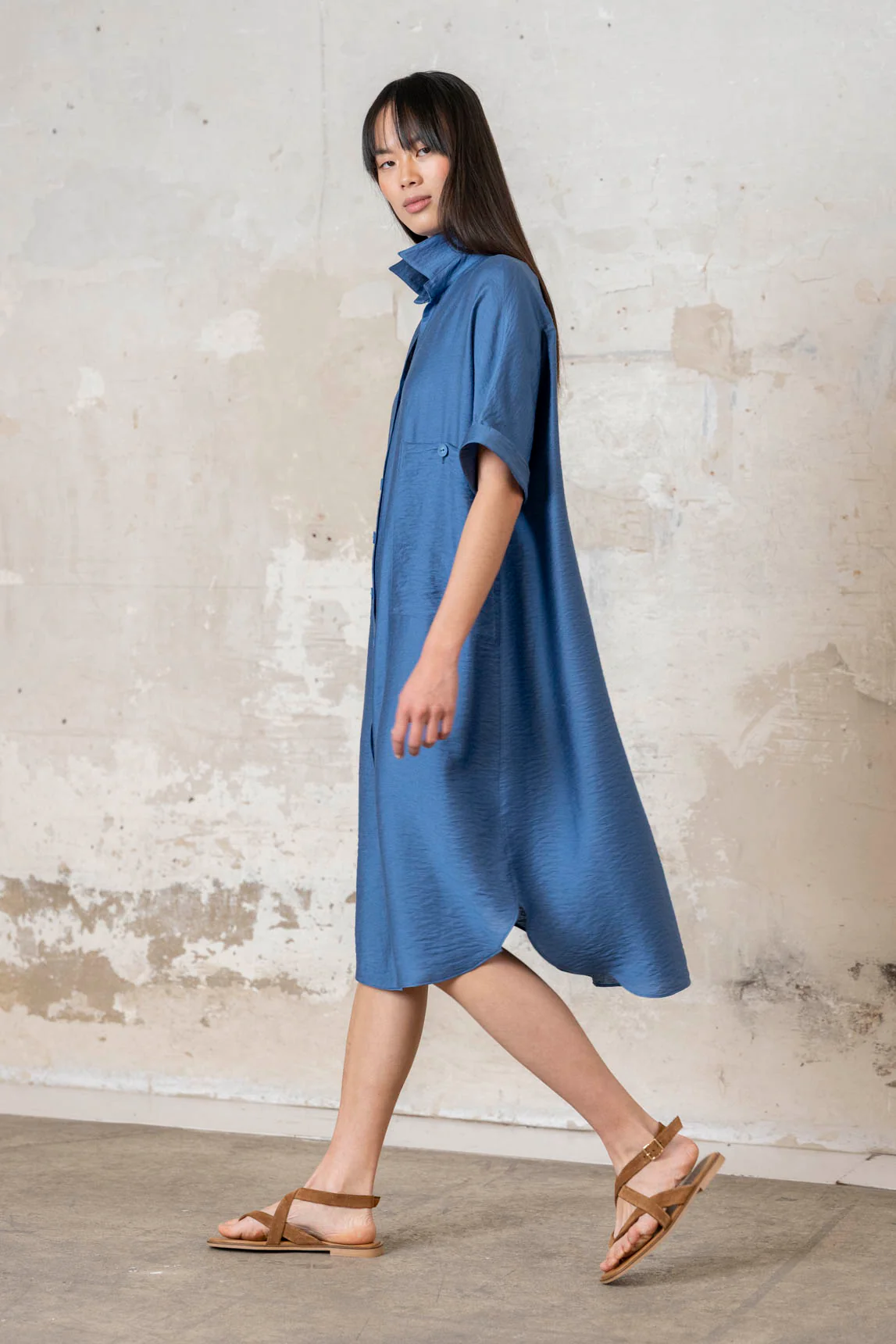 Rivera-spain Vestido Calcata azul