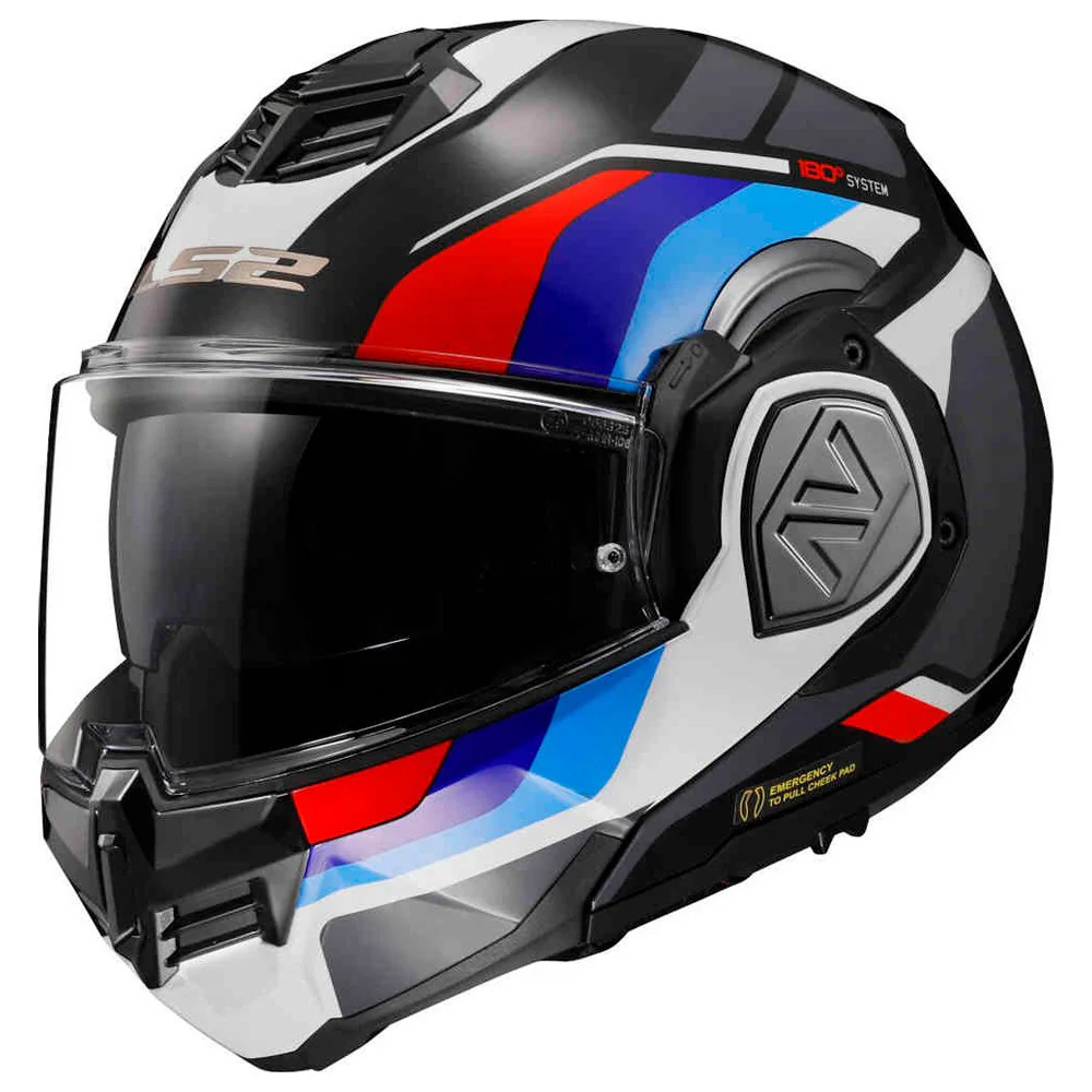 CASCO MODULAR LS2 FF906 ADVANT SPORT NEGRO / AZUL / ROJO