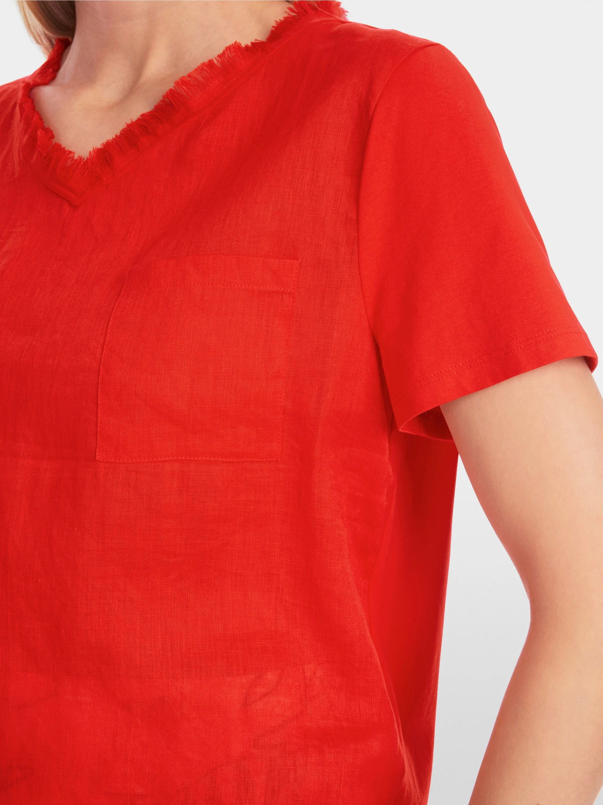 Marc-Cain Airy T-shirt with linen