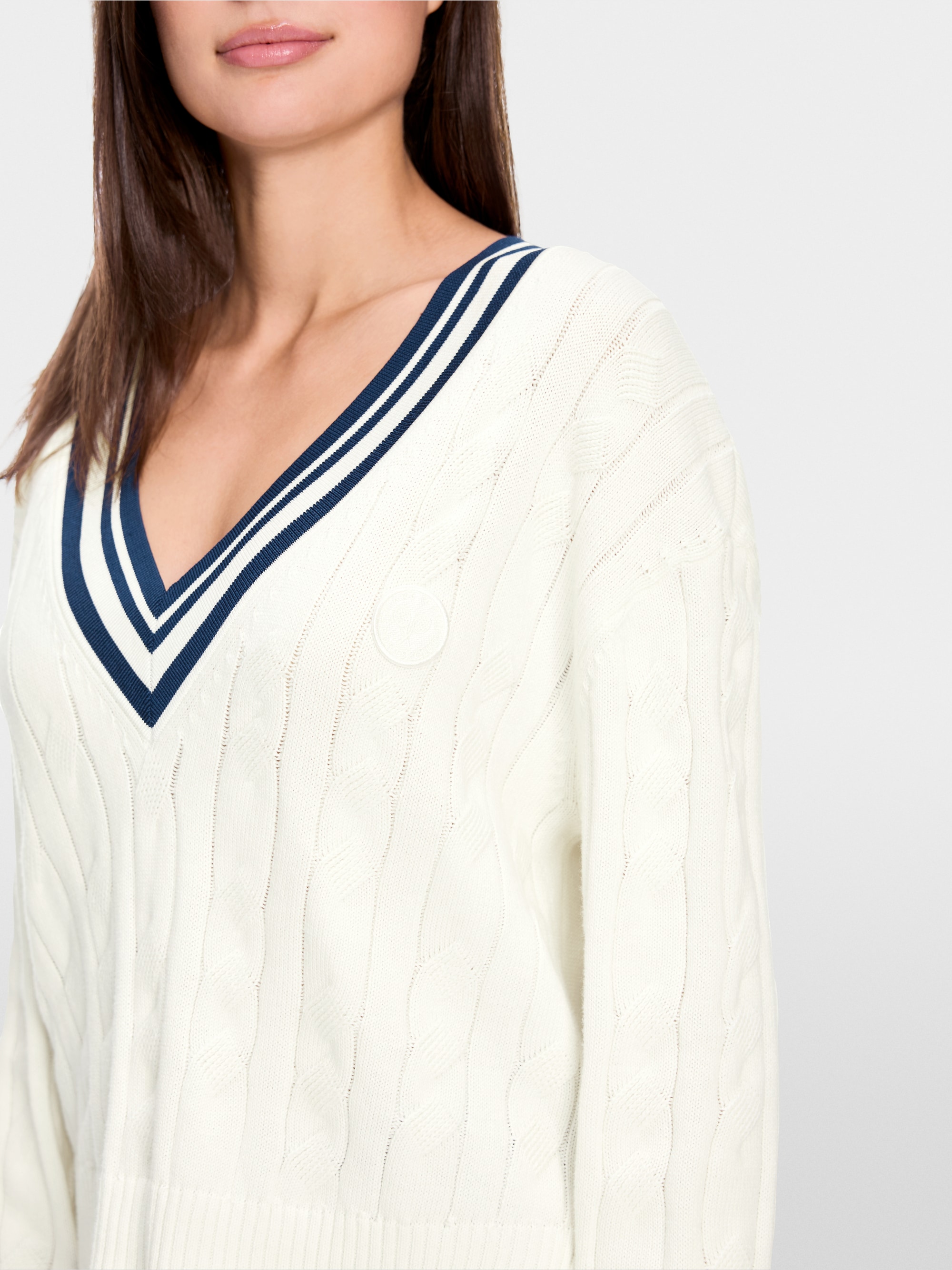 Marc-Cain Jumper with cable pattern