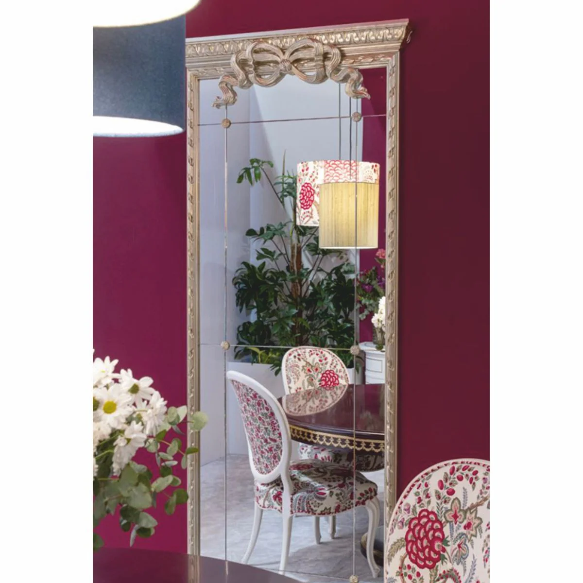 Casa Padrino espejo barroco de lujo de madera maciza oro antiguo A. 200 cm - Hecho en Italia