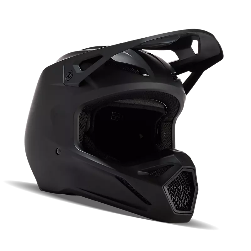 Youth V1 Matte Black Helmet