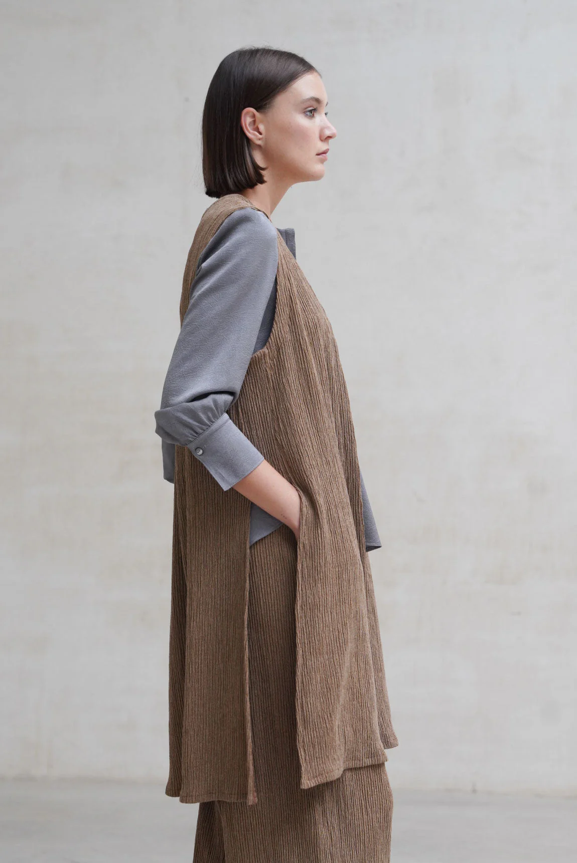 Rivera-spain Chaleco Siena camel