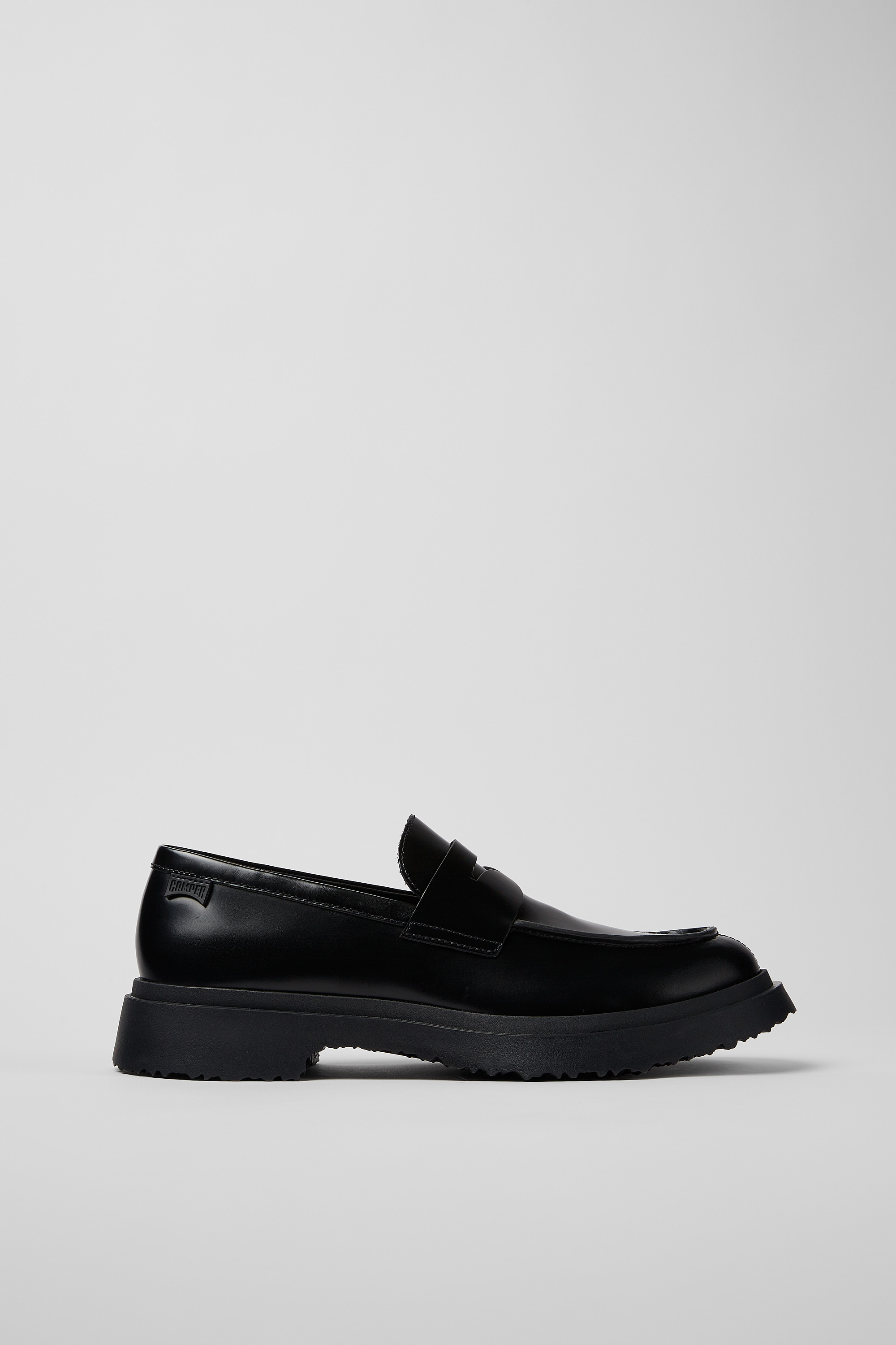 Walden - Black leather loafers for men