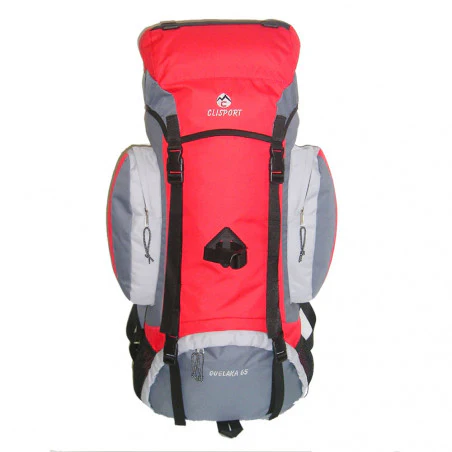 Mochila de trekking Clisport GUELAKA 65L roja