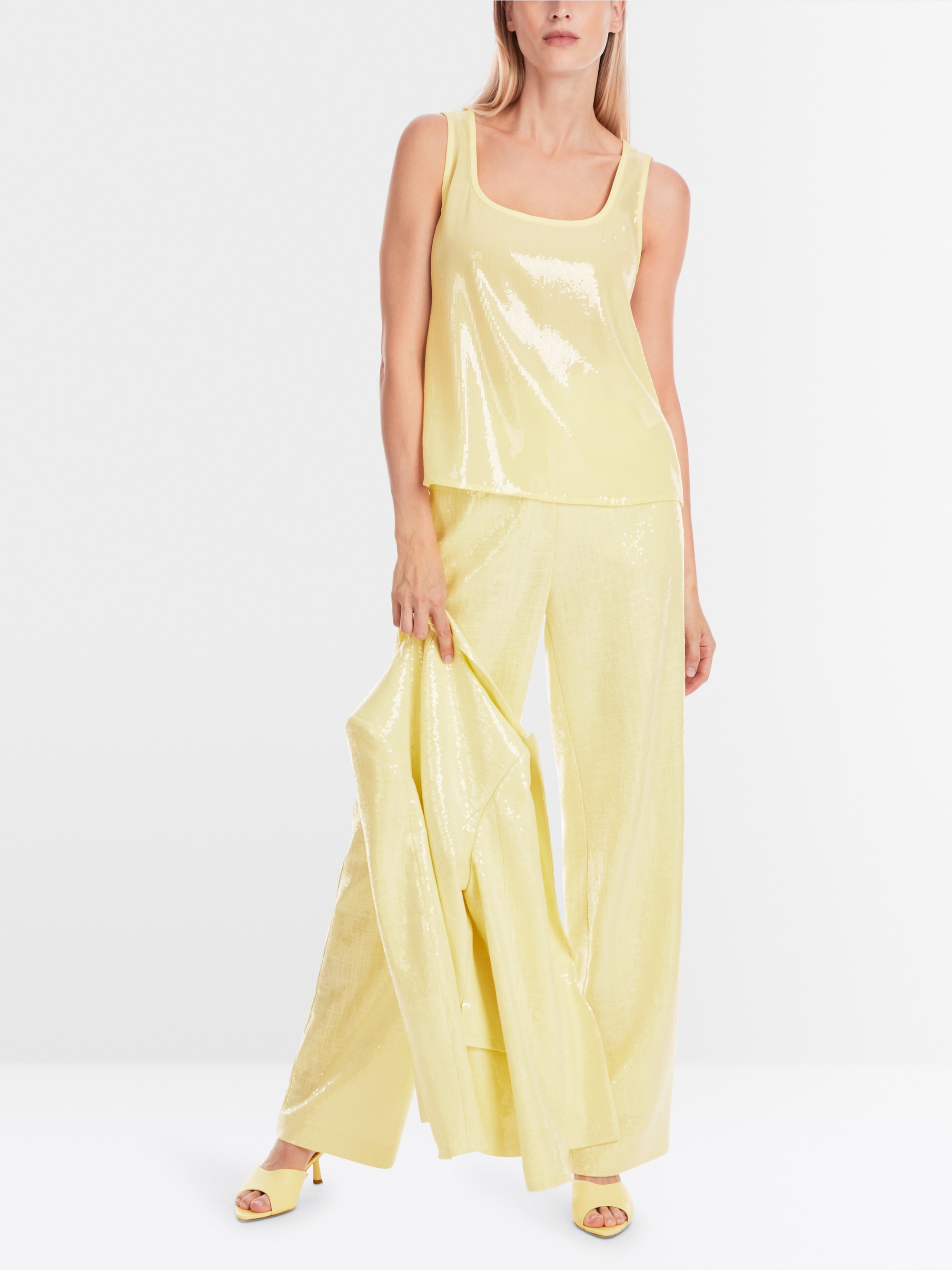 Marc-Cain Sequin top with deep neckline