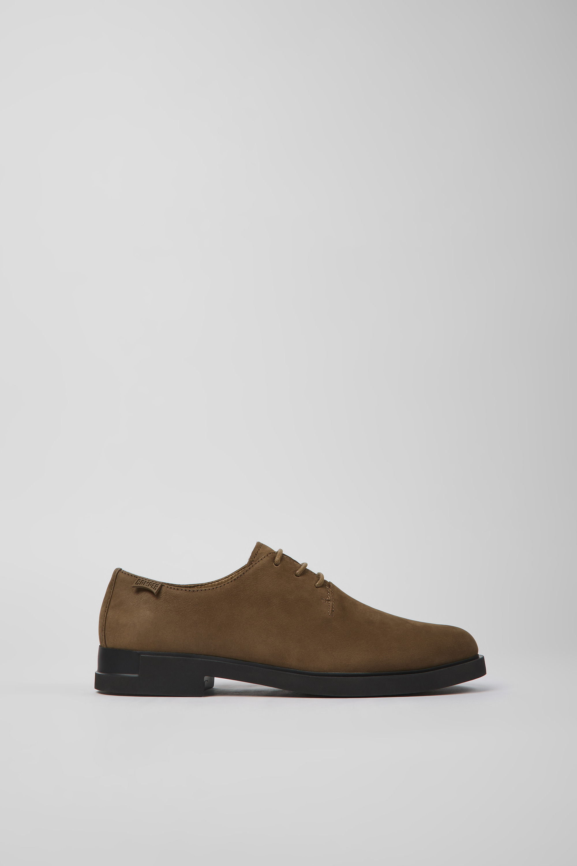 Iman - Brown nubuck shoes for women