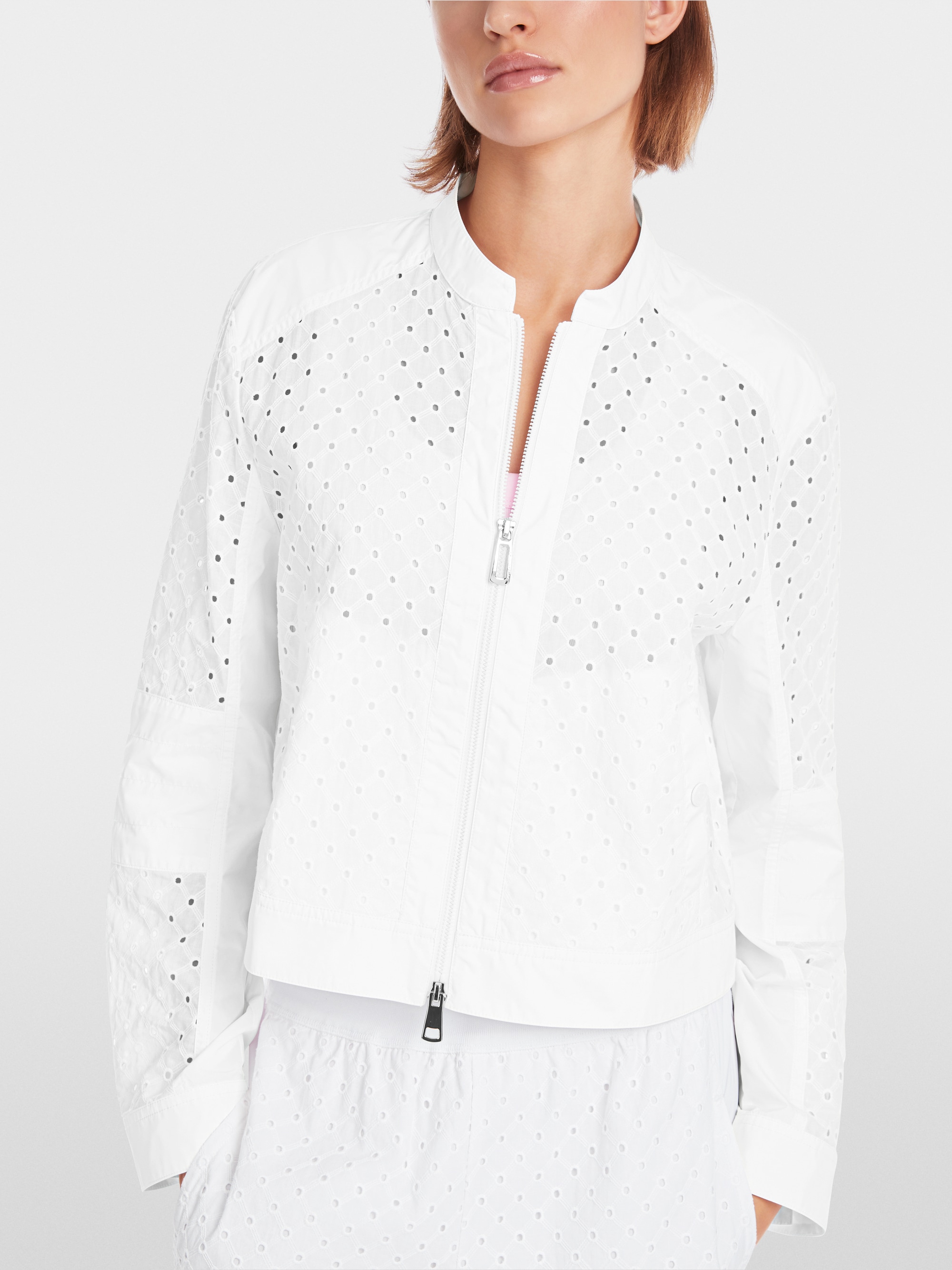 Marc-Cain Jacket with lace pattern