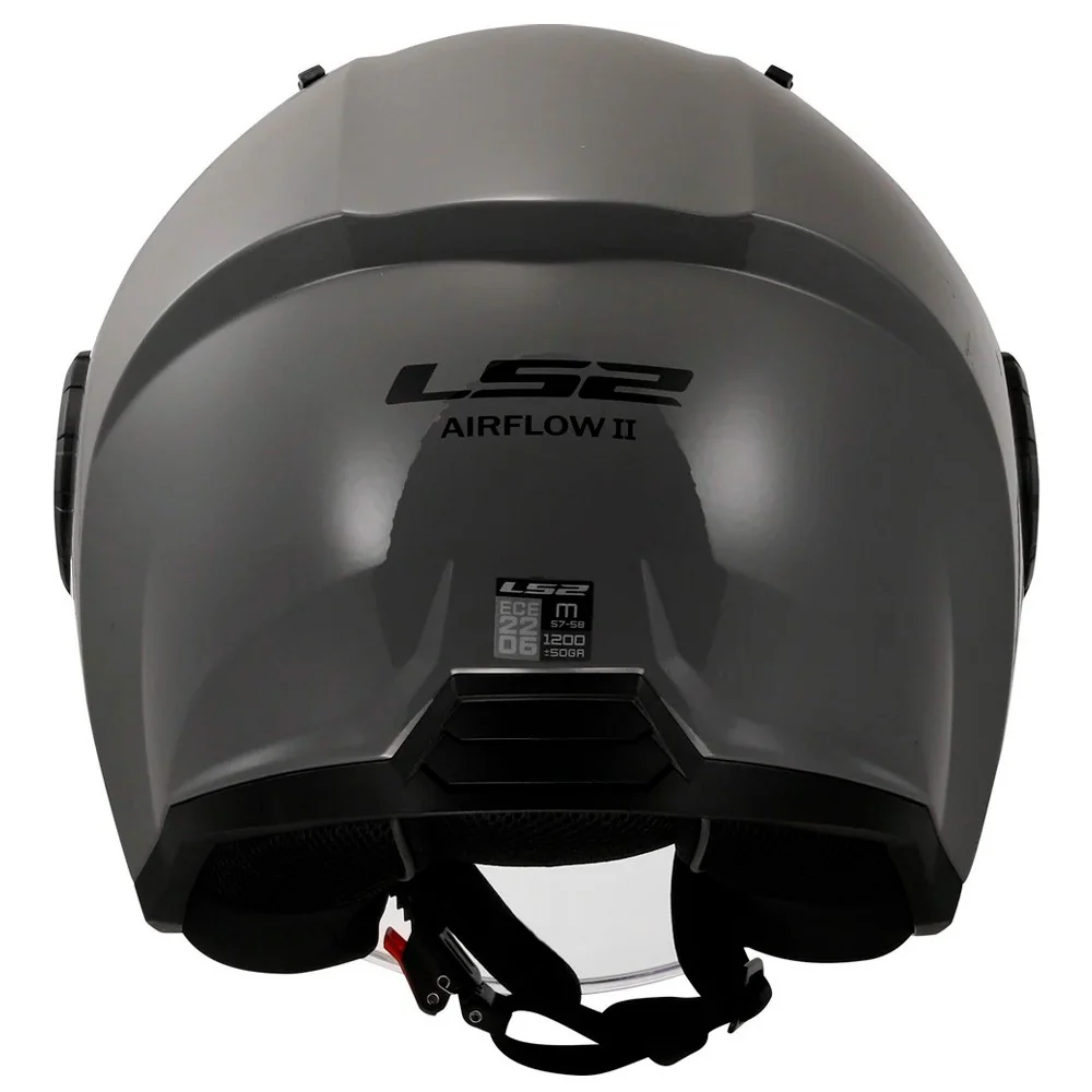 CASCO JET LS2 OF616 AIRFLOW II SOLID GRIS