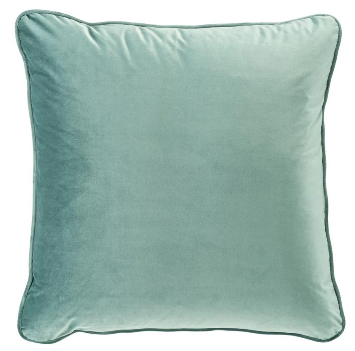 Casa Padrino cojín de lujo turquesa brillante 60 x 60 cm - Accesorios de Lujo Para Decoración de la Sala de Estar