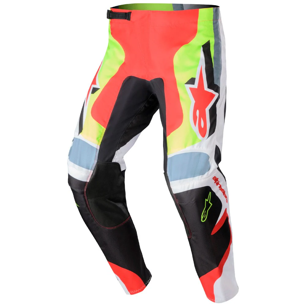 PANTALON ALPINESTARS FLUID AGENT NEGRO / ROJO / AMARILLO
