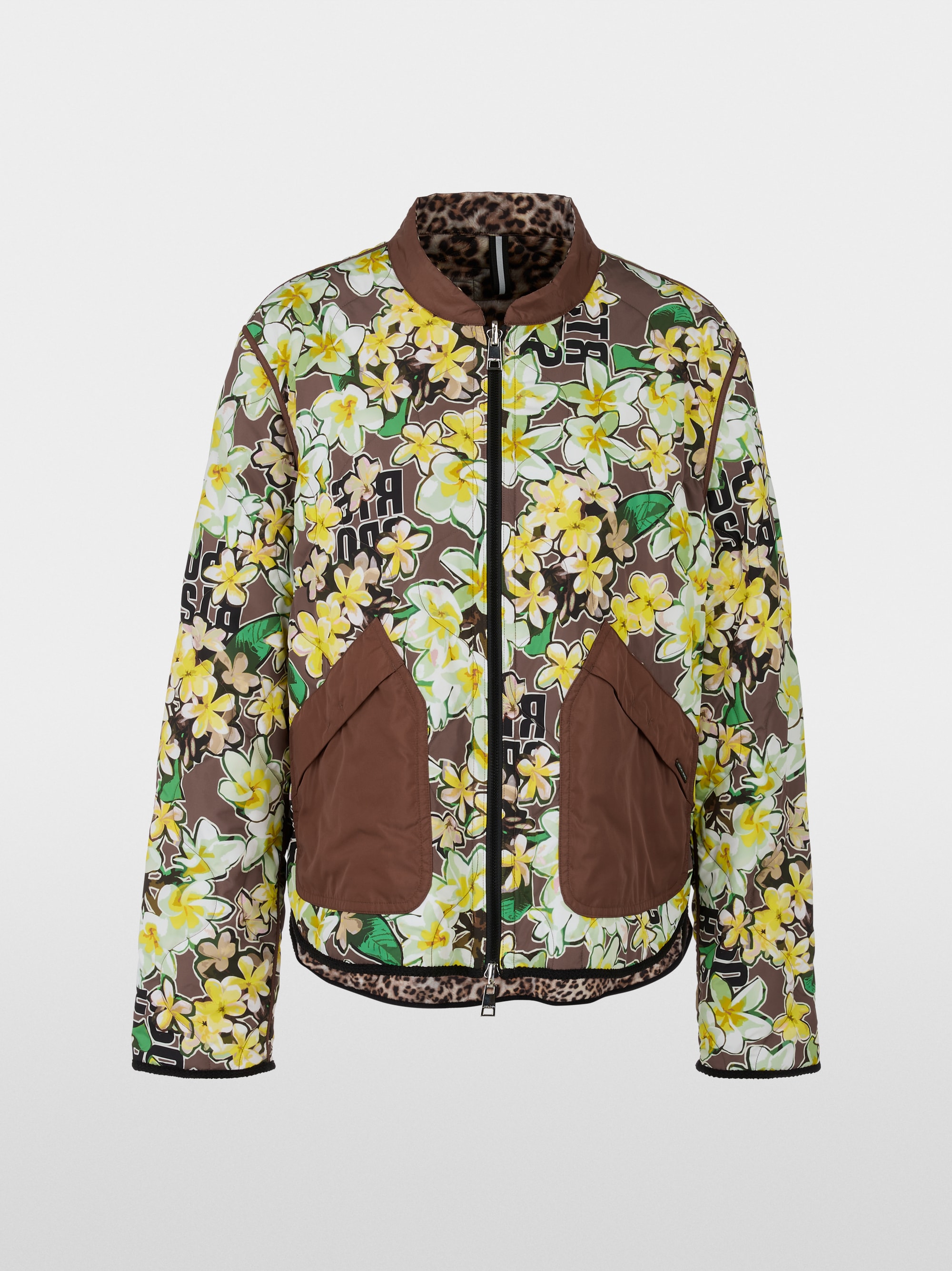 Marc-Cain Rethink Together print reversible jacket