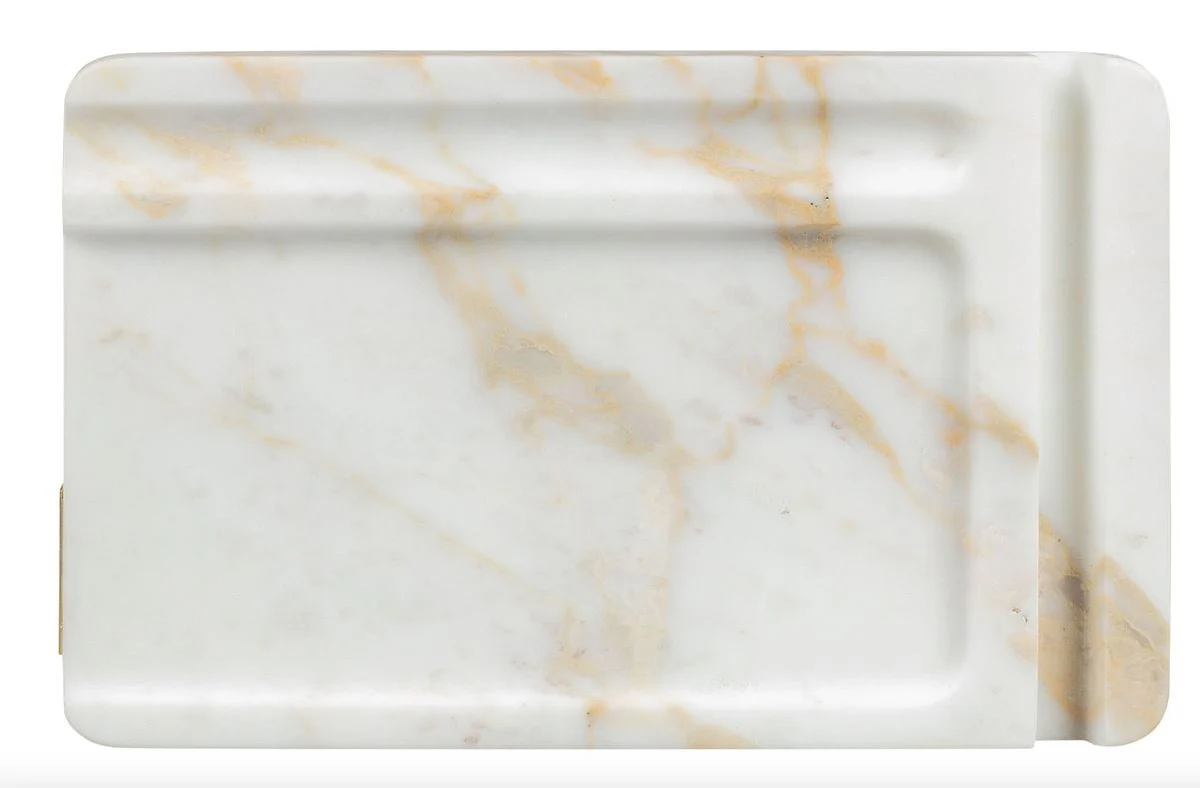 Tel¨¦fono de m¨¢rmol, bol¨ªgrafo y bloc de notas de lujo Casa Padrino, blanco - Colecci¨®n Luxury