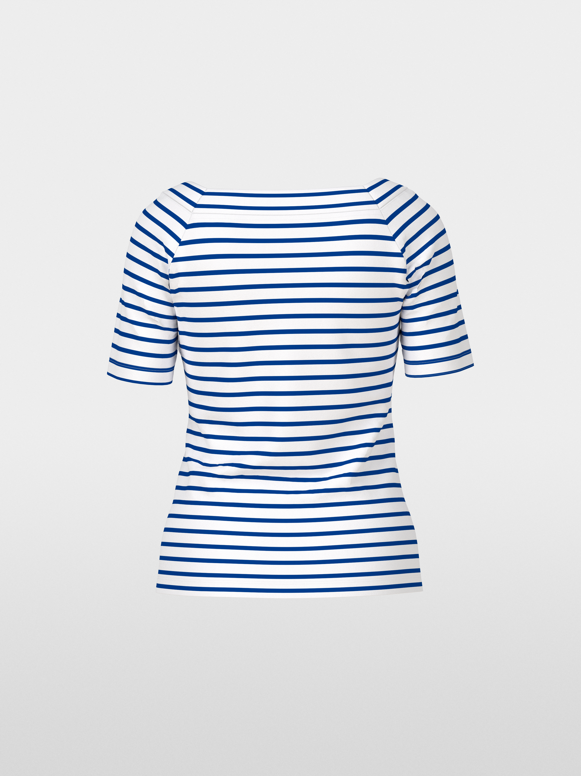 Marc-Cain Striped T-shirt with square neckline