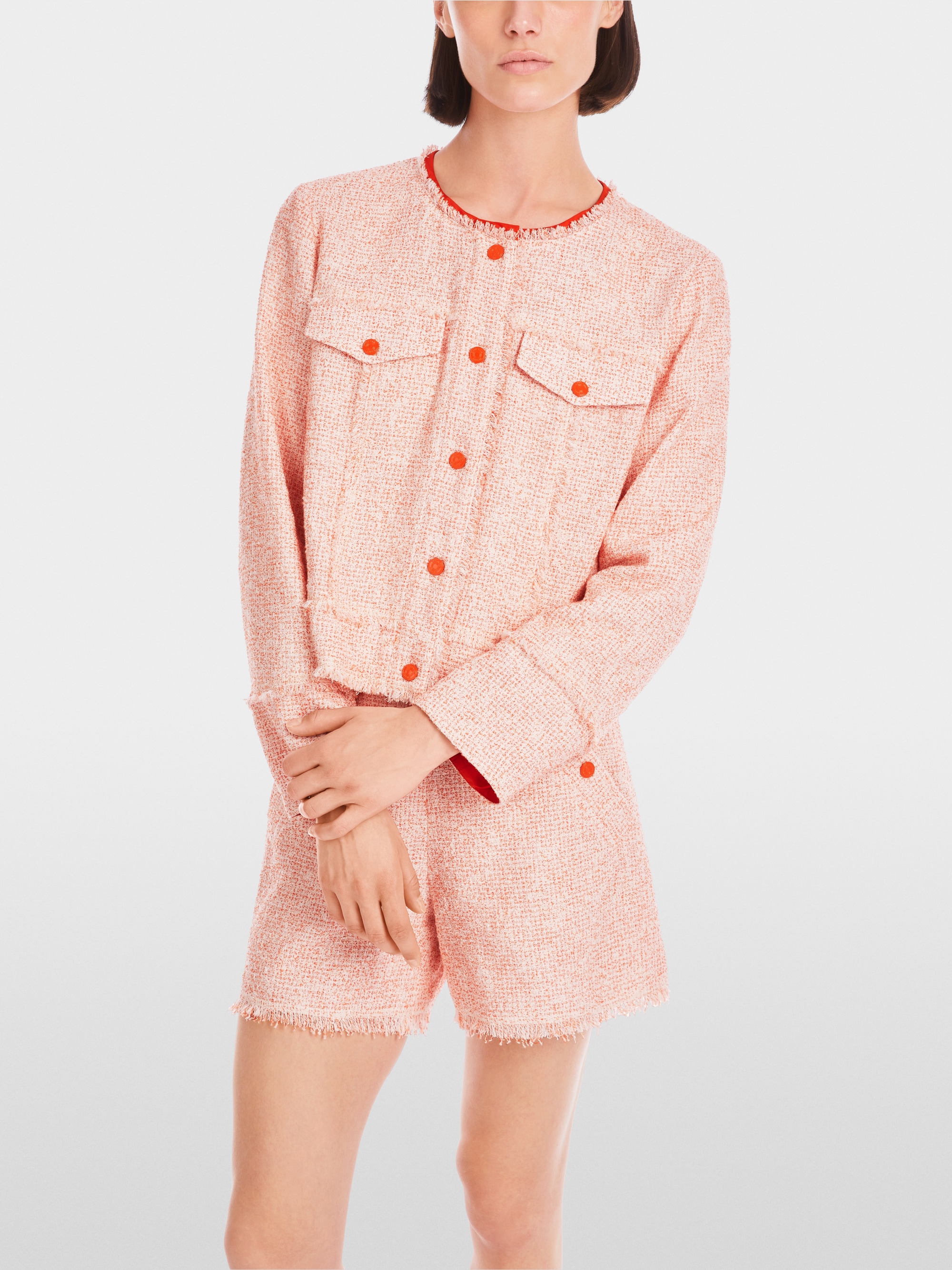 Marc-Cain Bouclé jacket in denim style