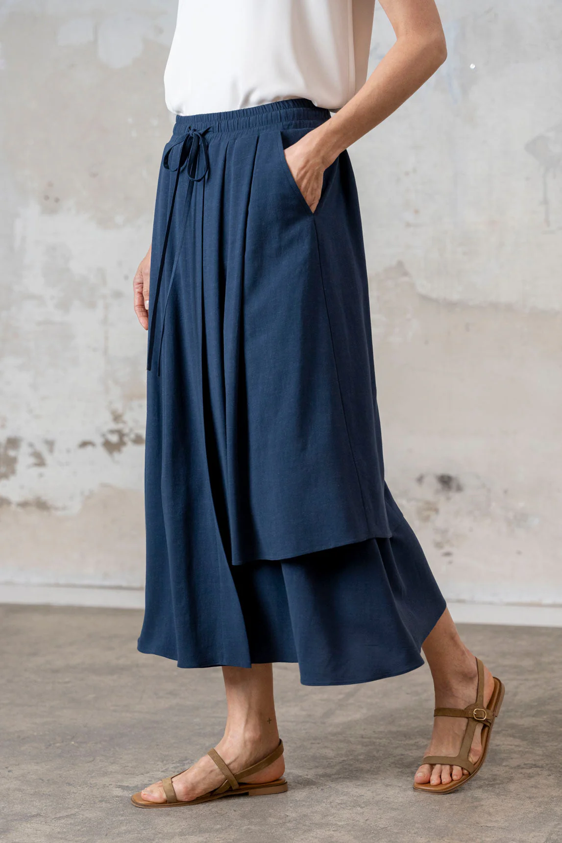 Rivera-spain Falda Marseillan azul