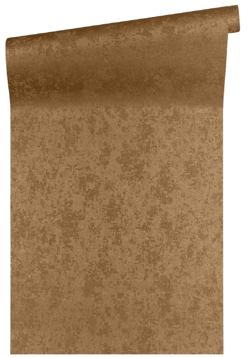 Papel pintado no tejido barroco diseñador Versace Vasmare 349036 cobre / oro - Alta Calidad - Papel Pintado de Diseño