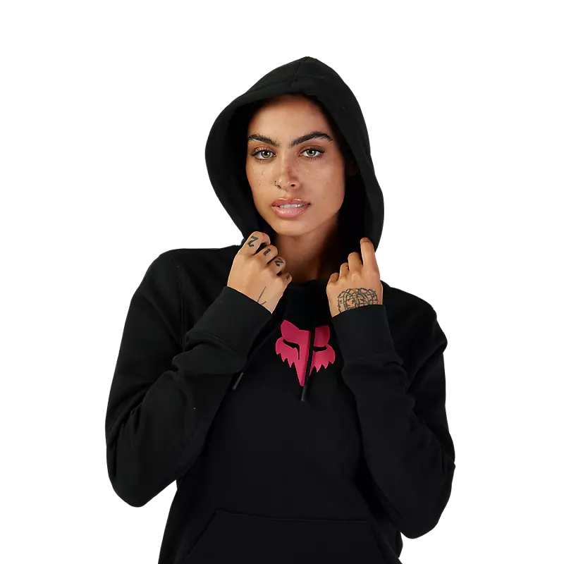Womens Fox Head Pullover Hoodie