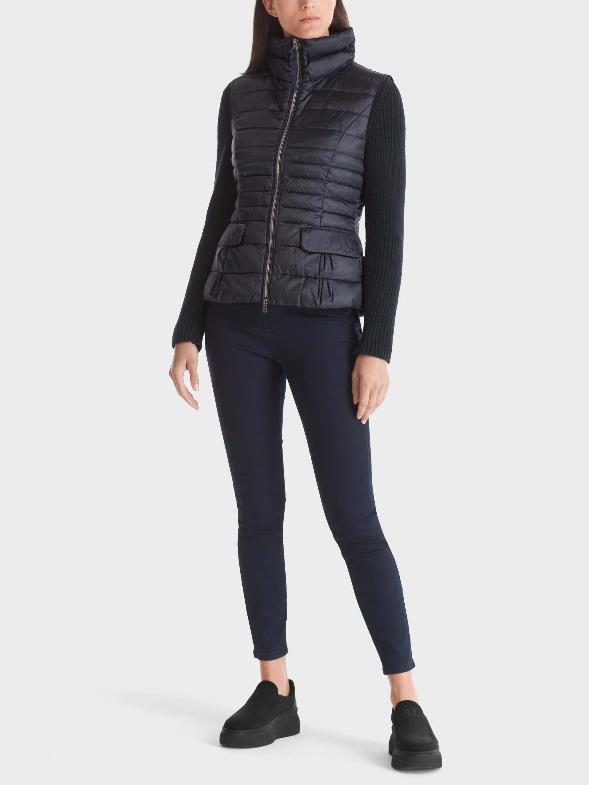Marc-Cain Quilted waistcoat with down lining