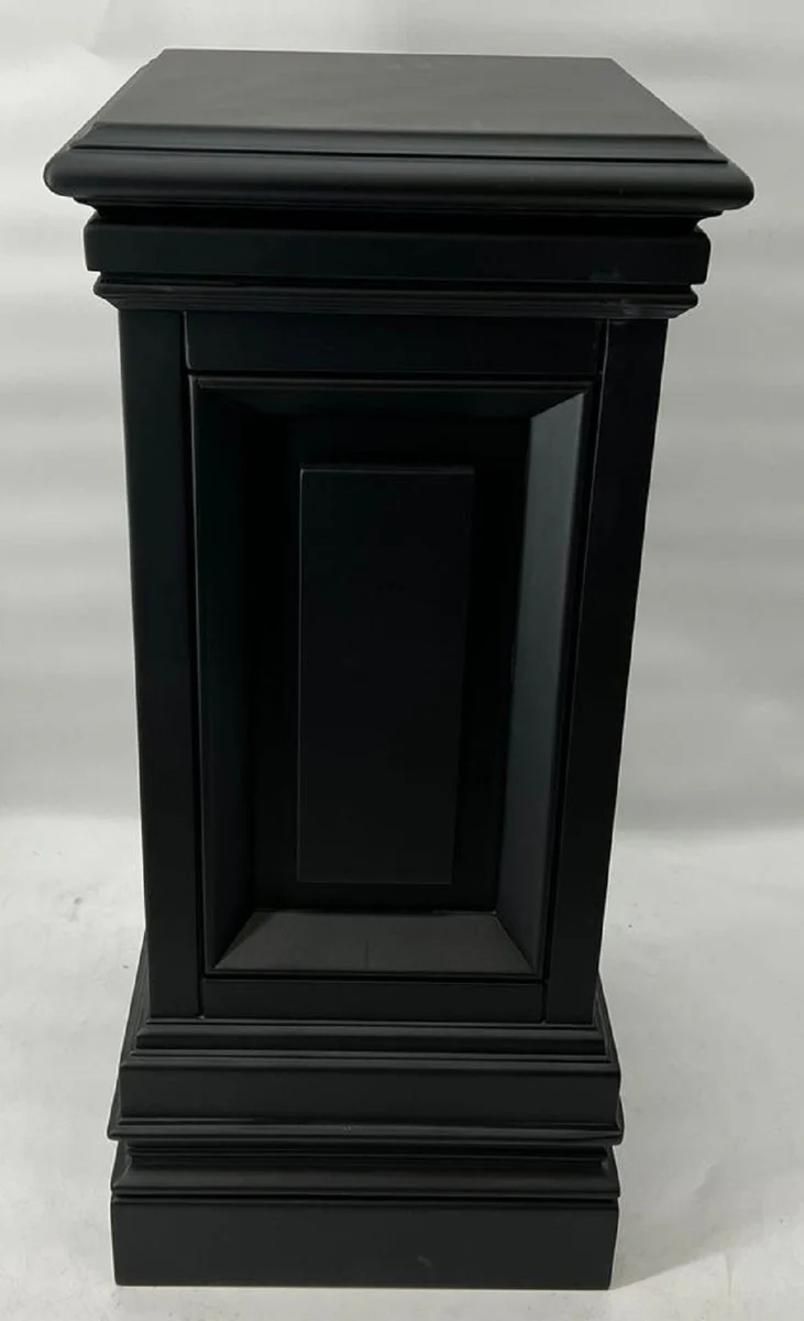 Casa Padrino columna decorativa de caoba de lujo 33 x 33 x A. 80 cm - Columna cuadrada de madera maciza - Columna planta - Columna decorativa sal¨®n - Columna decorativa hotel - Muebles de lujo