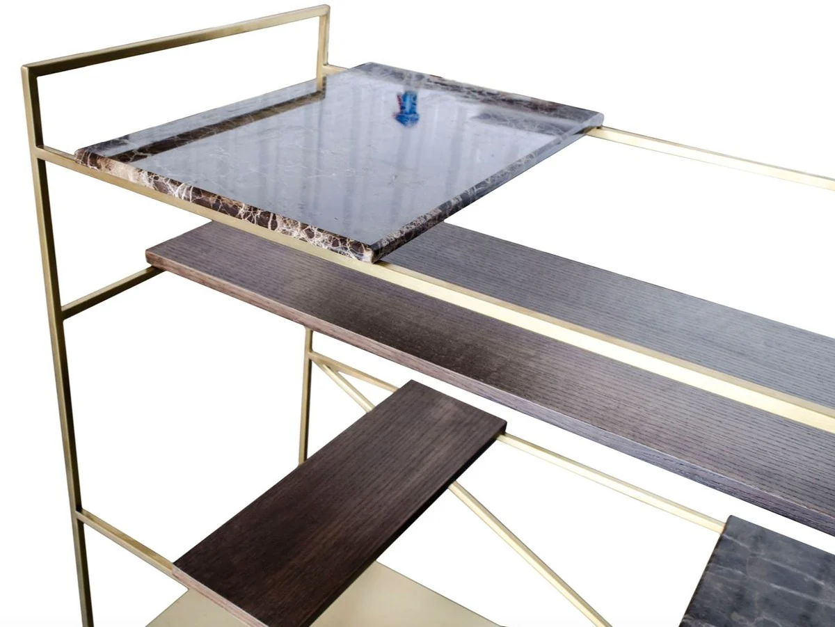 Casa Padrino mueble de sala de estar de lujo dorado 110 x 45 x H. 100,5 cm - armario de dise?o