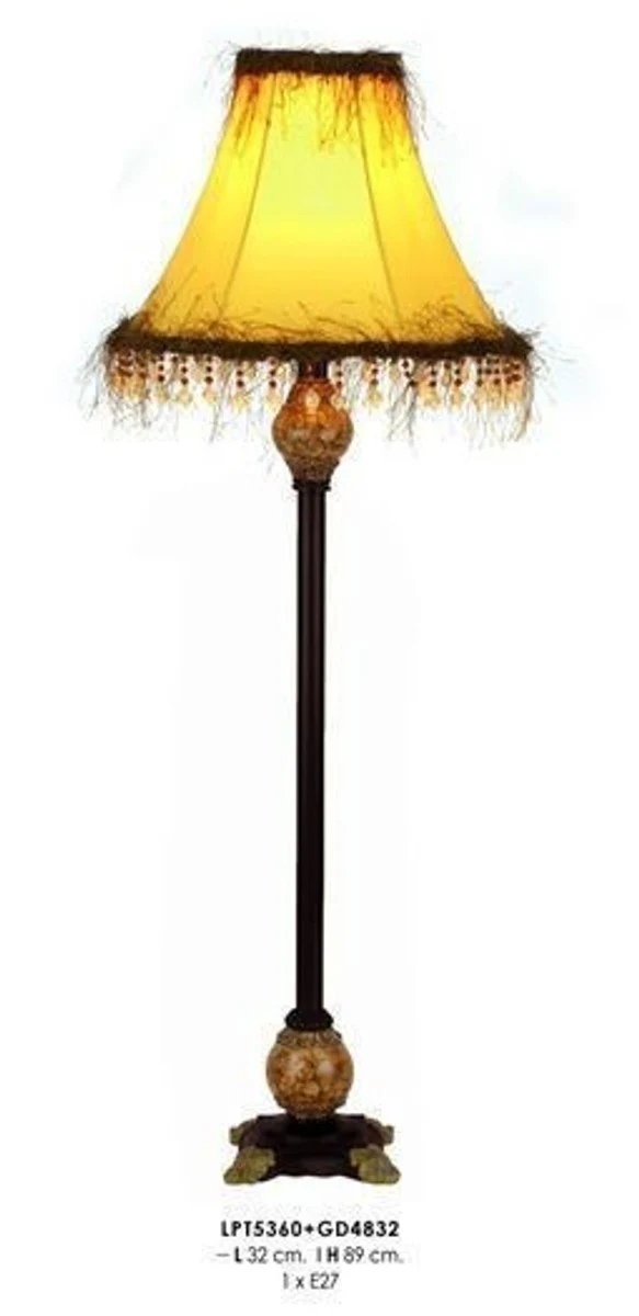 Casa Padrino l¨¢mpara taburete barroco con pantalla nost¨¢lgica - L¨¢mpara de mesa de estilo barroco