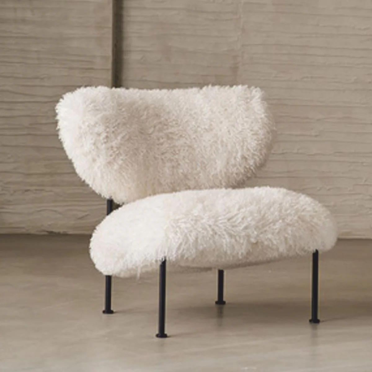 Casa Padrino sill¨®n de lujo blanco / negro A. 77 cm - Muebles de hotel y sal¨®n