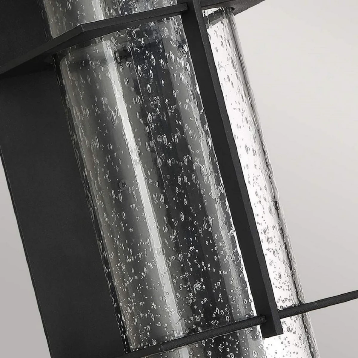 Casa Padrino l¨¢mpara de pared LED de exterior de lujo negro A. 41 cm - Iluminaci¨®n exterior de lujo