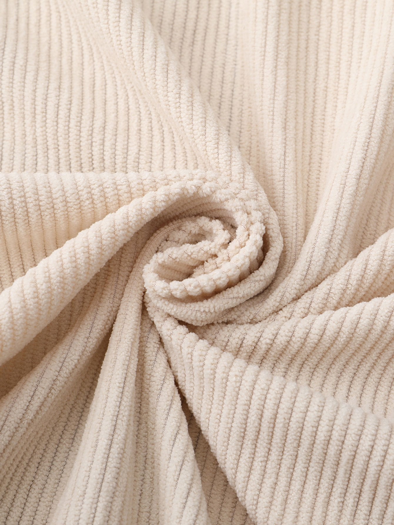 Corduroy Plaid Panel Shirt