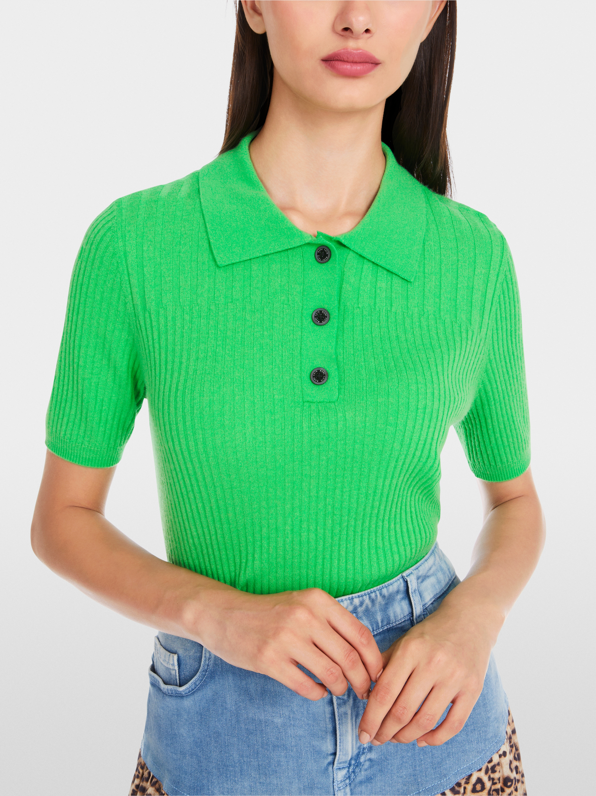 Marc-Cain Polo shirt in wool – 