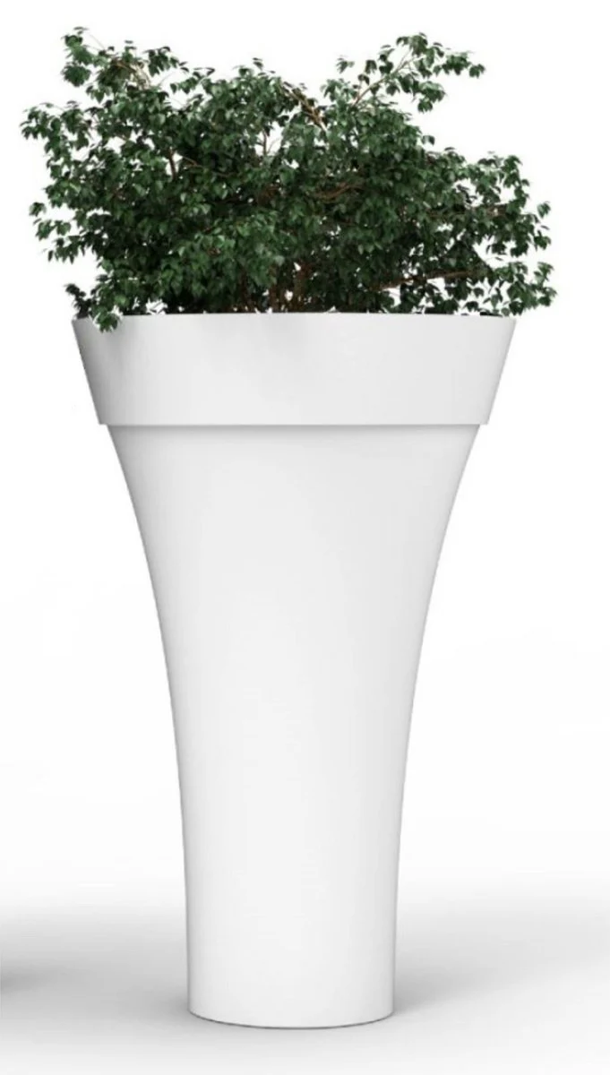 Casa Padrino maceta de lujo blanco mate ? 126 x A. 197 cm