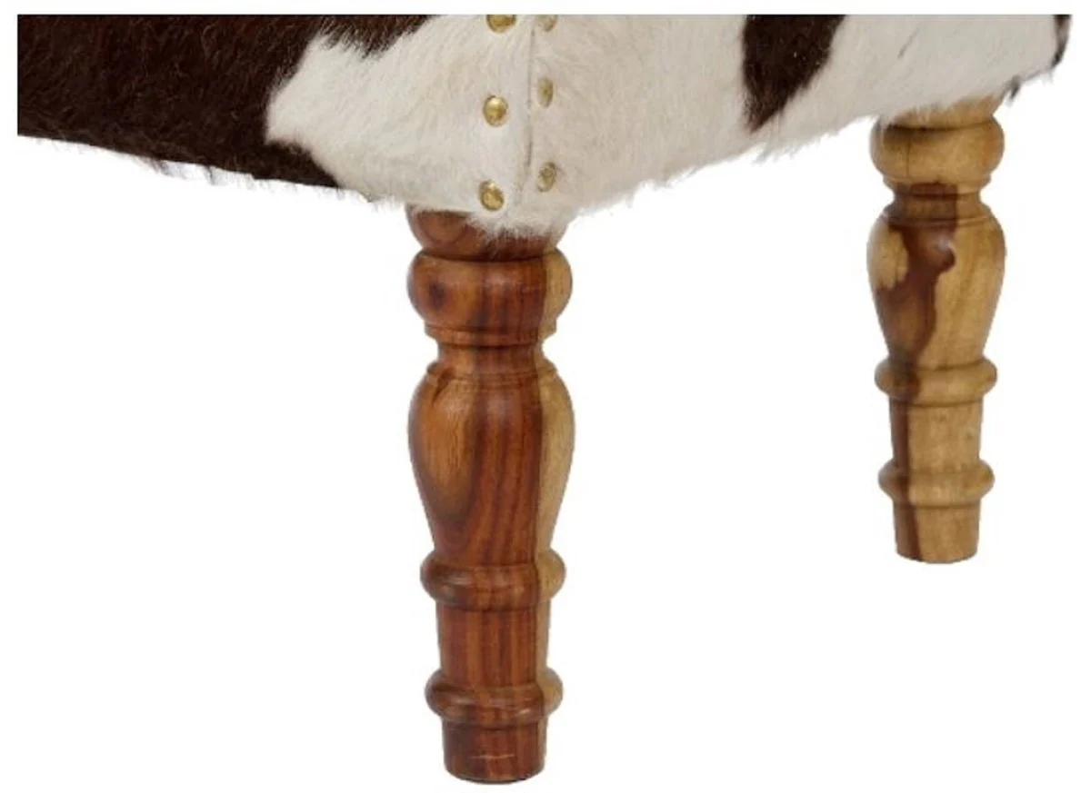 Casa Padrino banco de salón de lujo multicolor 125 x 37 x H. 40 cm - Muebles de Salón de Lujo