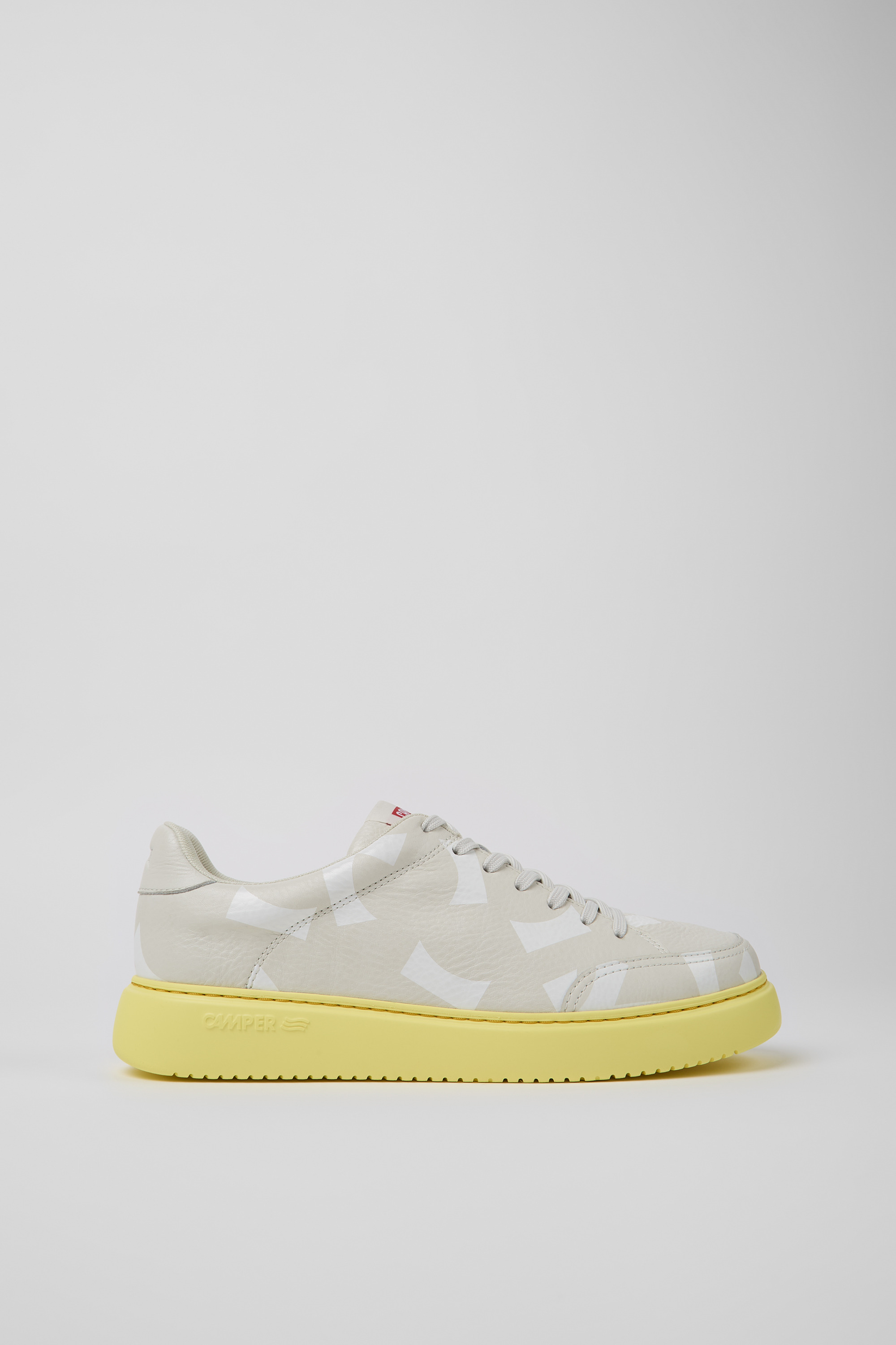 Runner K21 - White leather sneakers for men