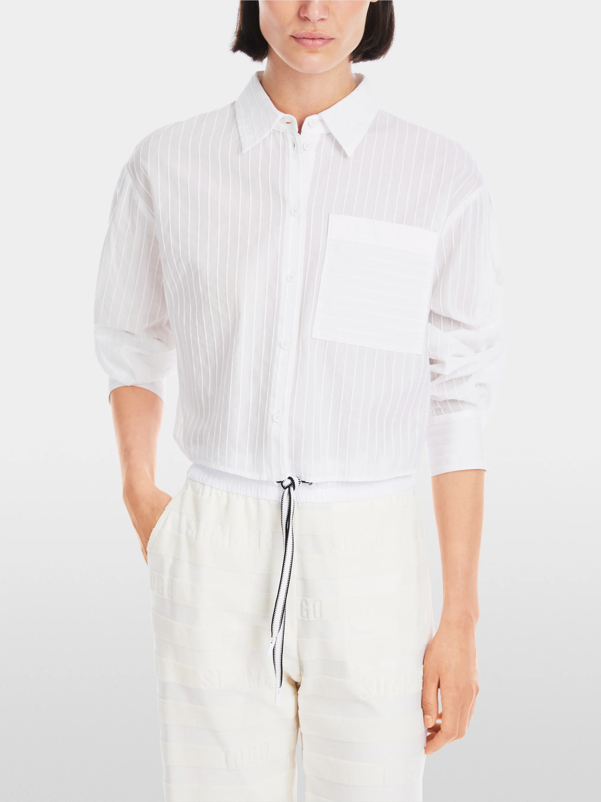 Marc-Cain Rethink Together cropped blouse